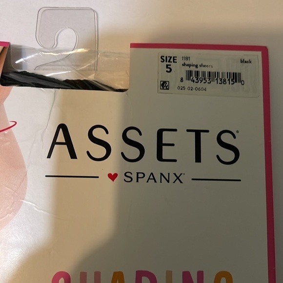 Assets By Spanx Shaping Sheers in Black Size 5 (Plus Sized) New in Package - Picture 5 of 14